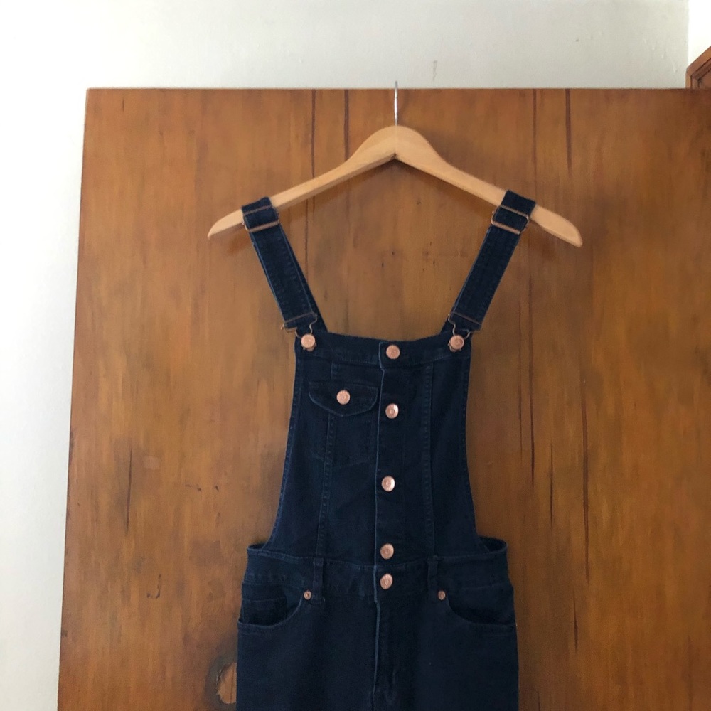 Blue overalls